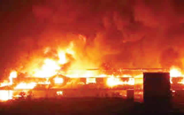 15 dead, over 70 injured after fire sweeps through market in Kenya