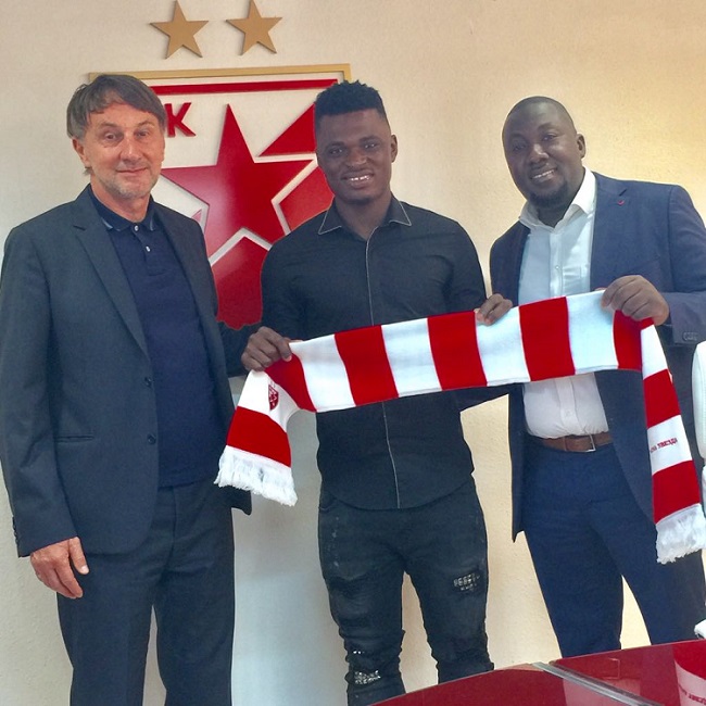 Rashid Sumaila signs for Red Star Belgrade