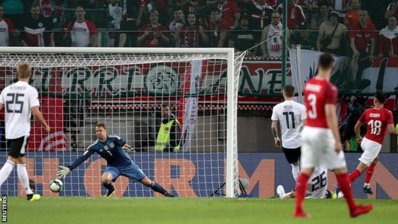 Alessandro Schopf's goal gave Austria a first win over Germany in 10 meetings