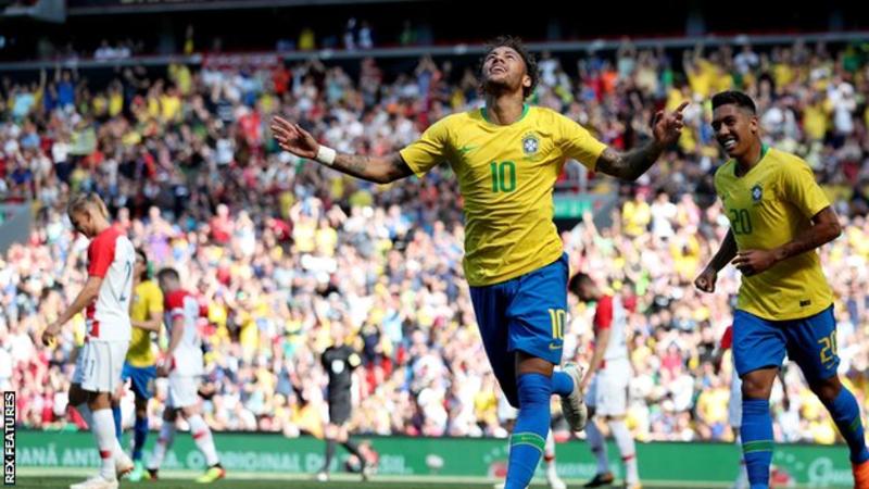 Neymar has now scored 54 goals in 83 appearances for BrazilNeymar has now scored 54 goals in 83 appearances for Brazil