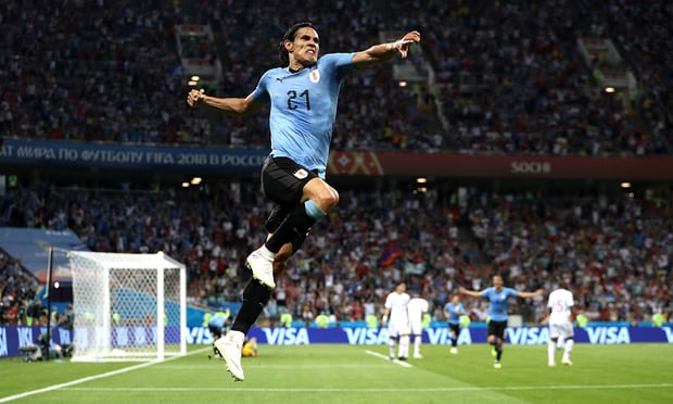 Uruguay beat Portugal 2-1 in Russia 2018