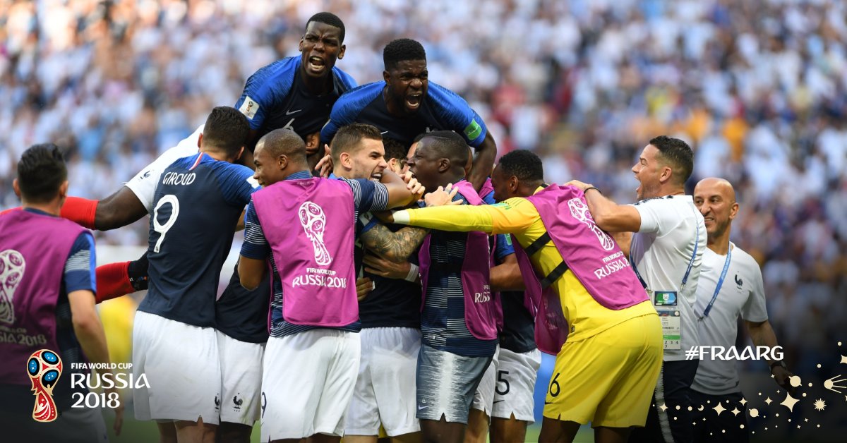 France beat Argentina 4-3 in Russia 2018
