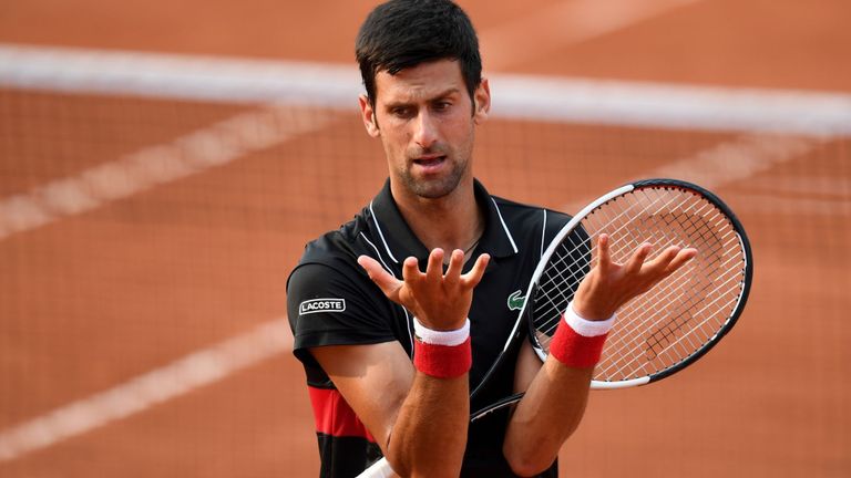 Novak Djokovic suffered a shock French Open exit to Marco Cecchinato 