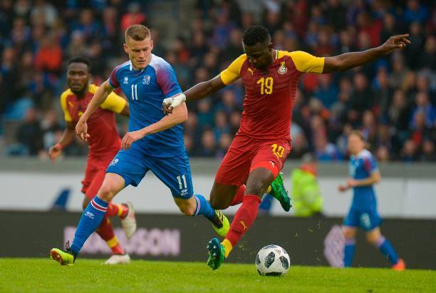 Black Stars drew 2-2 with Iceland