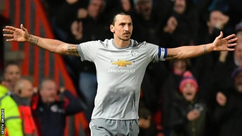 Zlatan Ibrahimovic scored 29 goals in 53 appearances for Manchester United