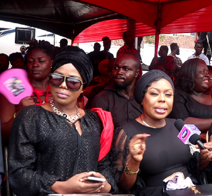 Afia Schwarzenneger jabs Ghanaians at Ebony's funeral