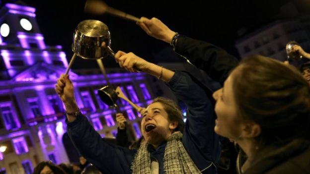 International Women's day: Spain's workers in feminist strike