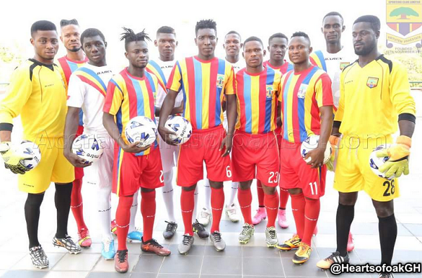 Hearts have registered all the new players