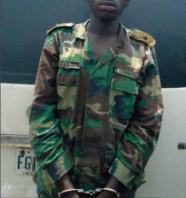C/R: Fake military officer busted