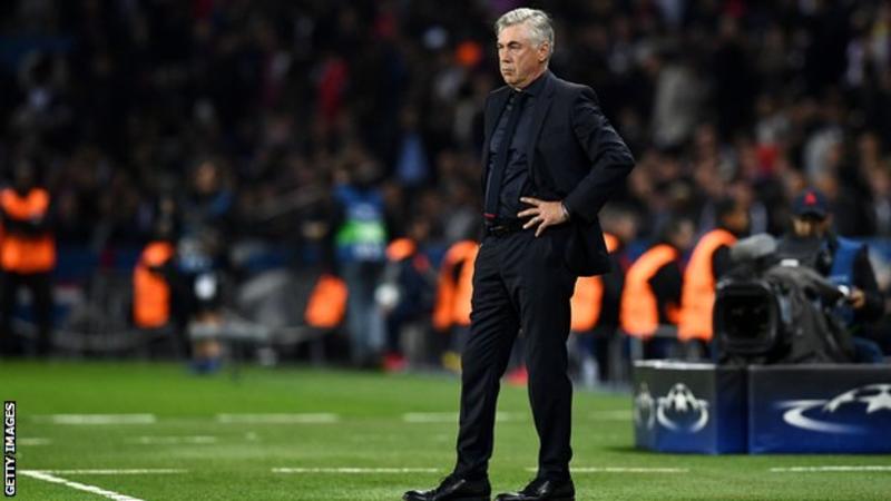 Ancelotti was sacked from his previous role as Bayern Munich boss last season