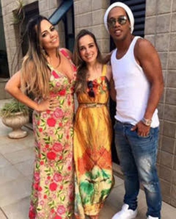Ronaldinho is set to marry two women at the same time after living 