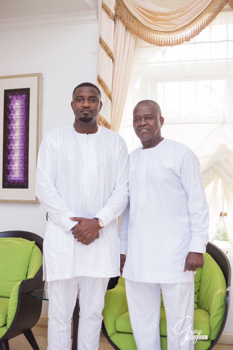Lovely photo of John Dumelo's father