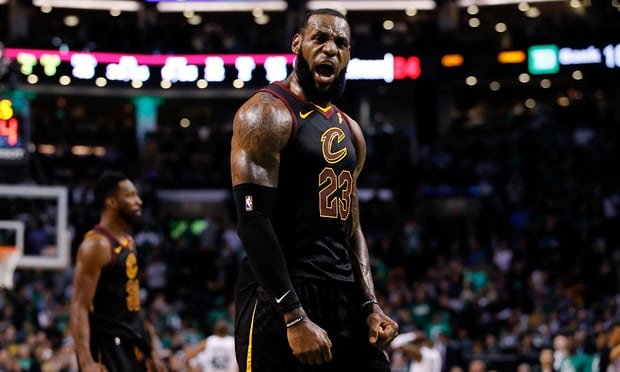 LeBron James stamped his authority on yet another crucial game. Photograph: David Butler II/USA Today Sports