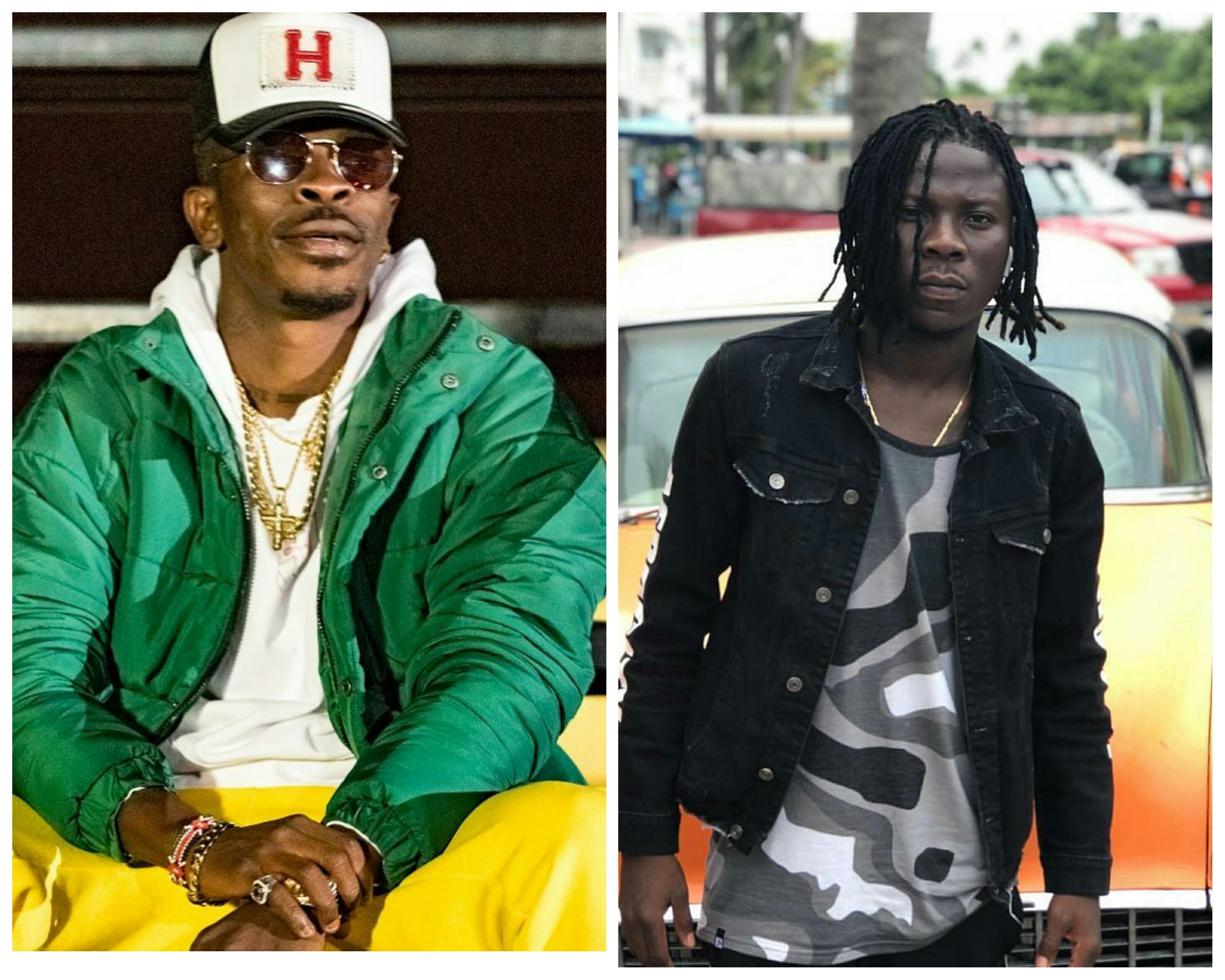 Shatta Wale is pleading with his fans not to insult his label mate, Stonebwoy on his recent performance in Miami. 