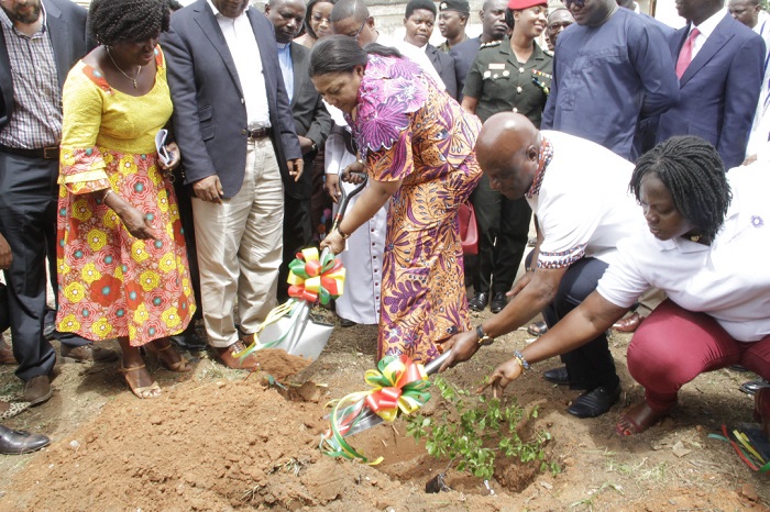 First lady cuts sod for new Korle-Bu Pediatric Intensive Care Unit