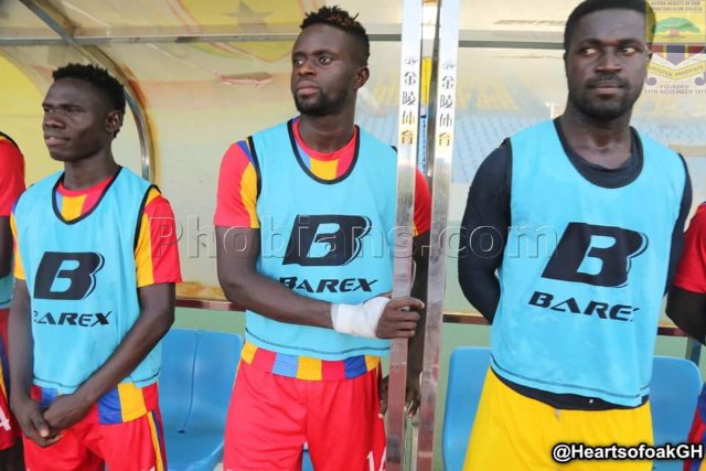 Cosmos Dauda{middle} and Theophilus Jackson{right} among players released by Hearts of Oak