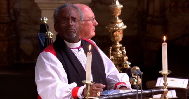 The American preacher at the Royal Wedding