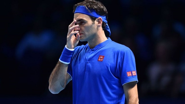 Roger Federer beaten by Kei Nishikori at ATP Finals in London