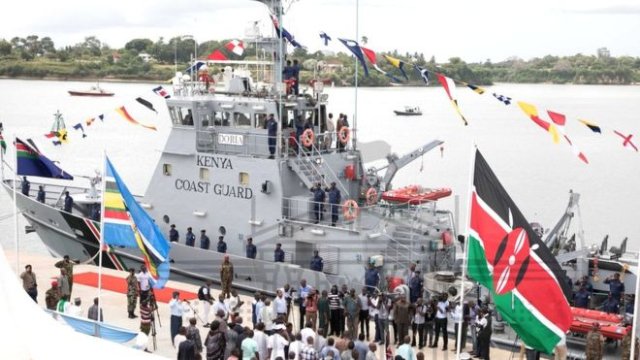 This vessel - the MV Doria - is the Kenyan coastguard's first and only boat