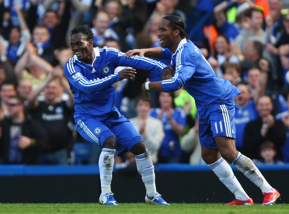 Essien and Drogba