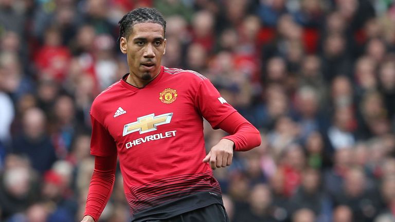 Chris Smalling is in talks with Manchester United over a new contract