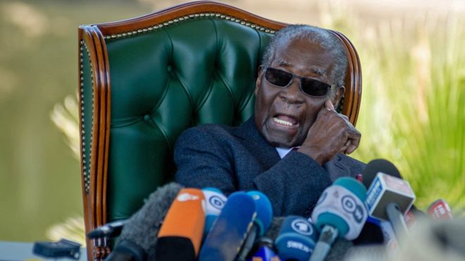 Zimbabwe’s Robert Mugabe no longer able to walk