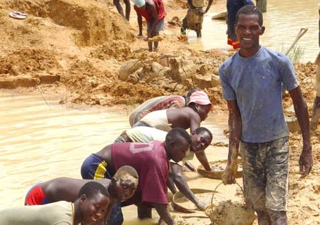 Small-scale miners