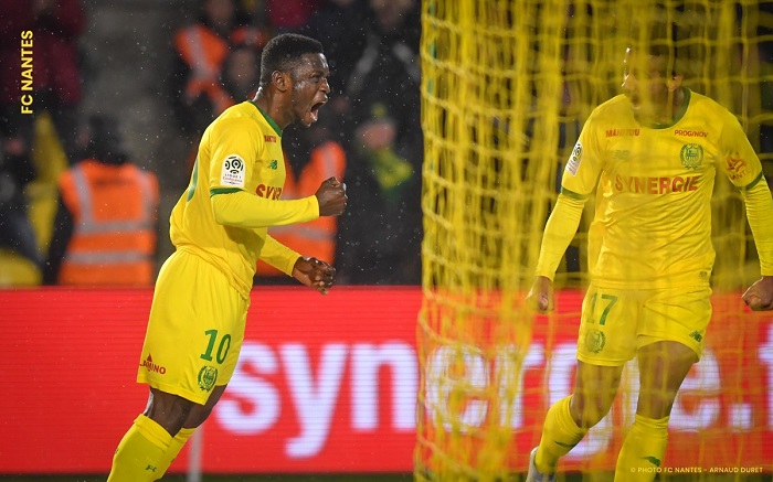 Ghana's Majeed Waris nominated FC Nantes best player in French Cup defeat