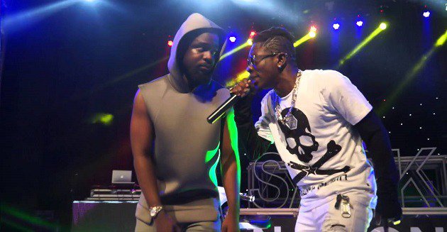 Sarkodie jams to Shatta Wale’s song in USA