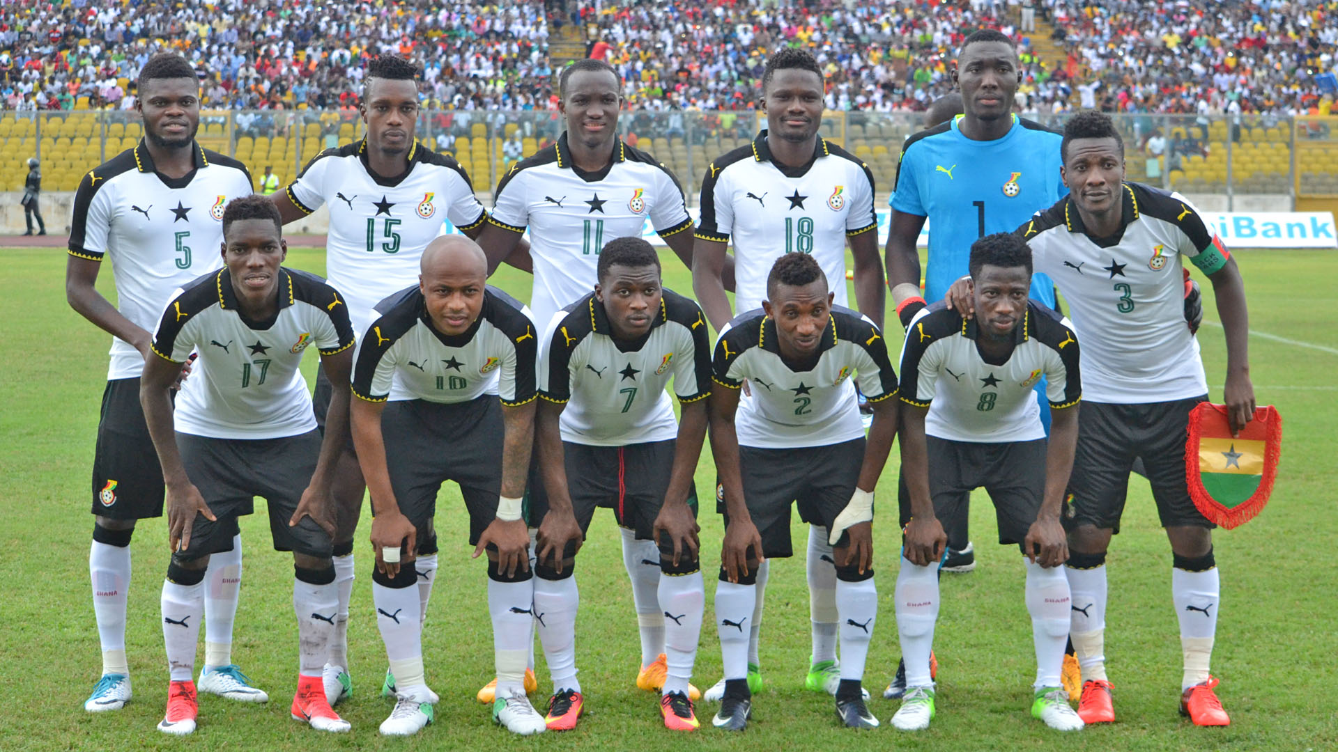 Ghana move one place up in FIFA November ranking