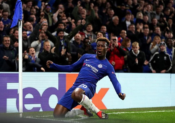 Hudson-Odoi ecstatic after first goal for Chelsea