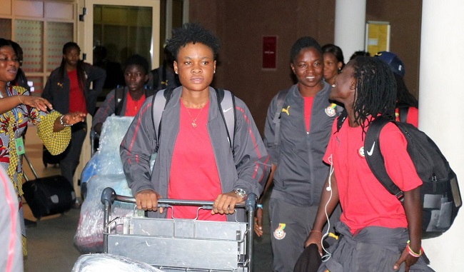 Black Queens arrive in Nairobi