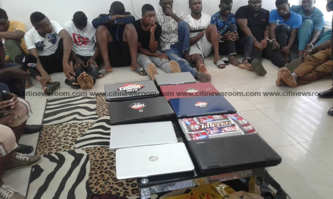 Tema _Police arrests 13 suspects for theft, cyber fraud