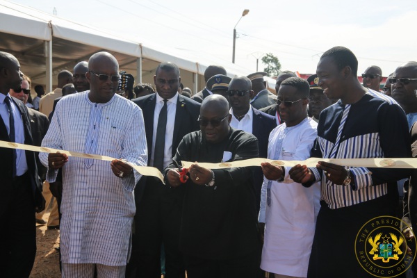 Akufo-Addo_opens 225kv Bolga-Ouagadougou_project