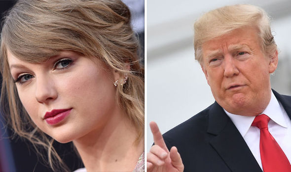 Trump 'likes Taylor Swift 25% less' after political post
