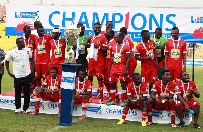 All the Ghana Premier League won by clubs