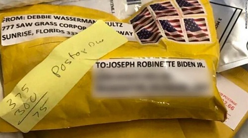 Authorities find 2 packages intended for Biden as manhunt ensues