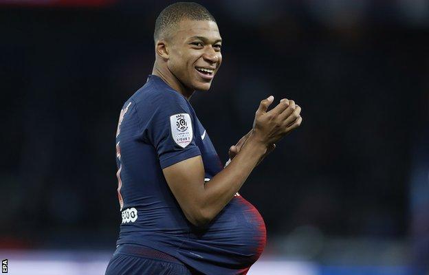 Mbappe scores four as PSG thrash Lyon