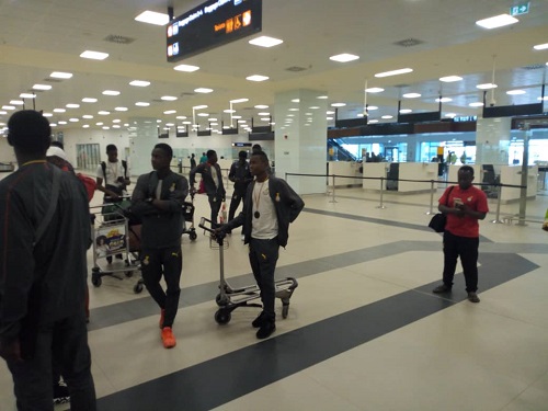 Black Starlets land in Ghana 