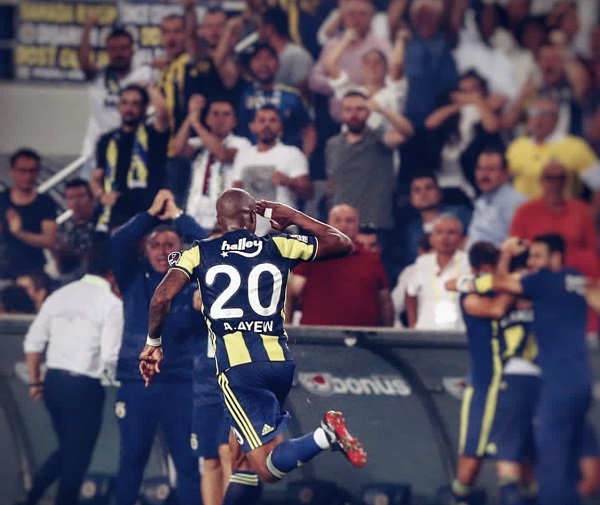Andre Ayew's header salvages point for Fenerbahce