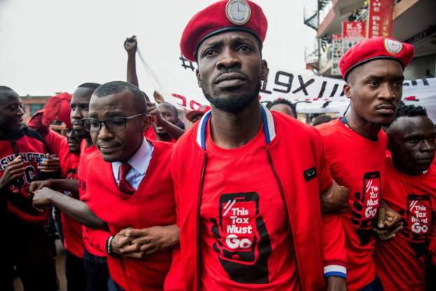 The introduction of the tax inspired a protest in July led by musician-turned-MP Bobi Wine