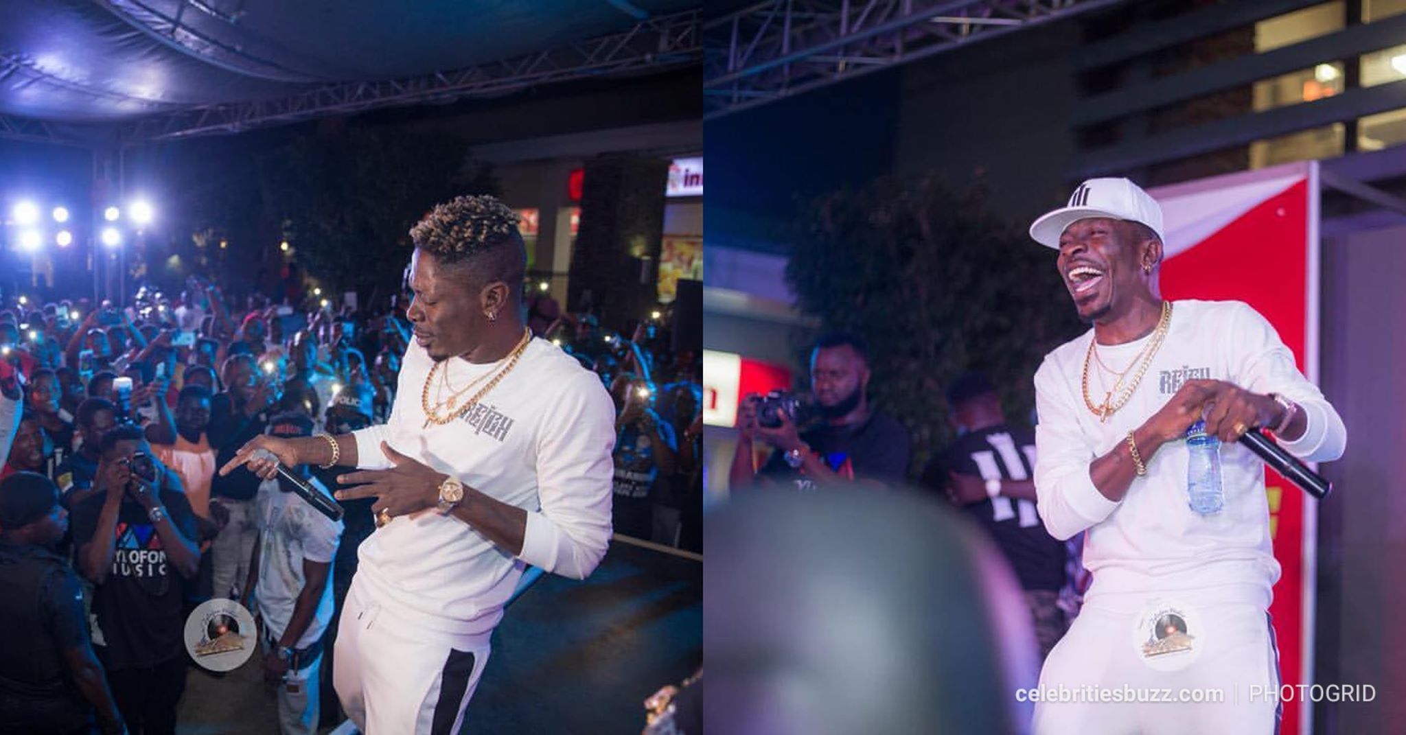 Shatta Wale thrill fans at 