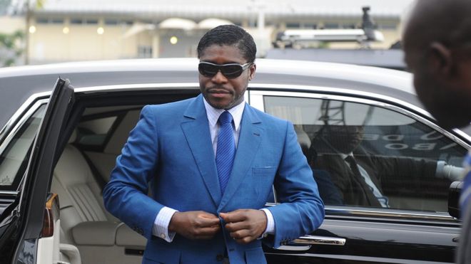 Mr Obiang has been known to share his flamboyant lifestyle on social media 