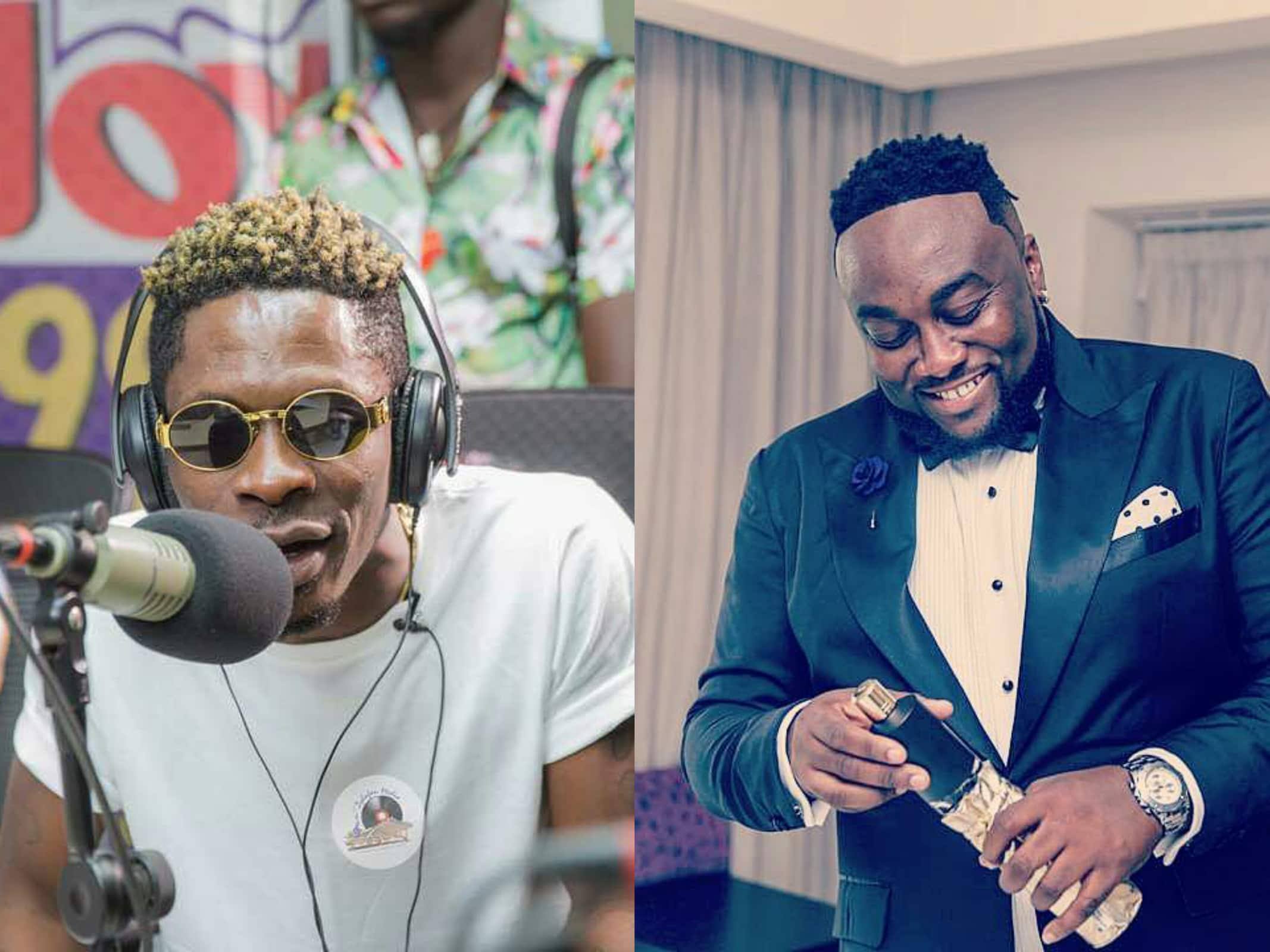 Sarkodie's manager,Angel Town finally replies Shatta Wale