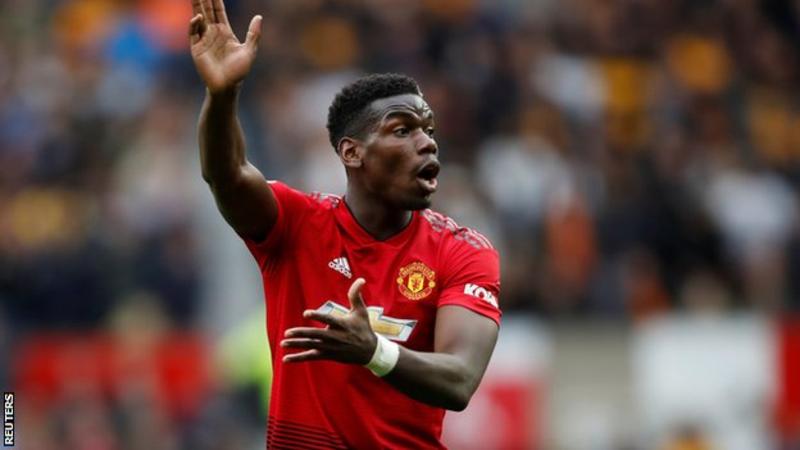 Pogba has captained United this season in the absence of defender Antonio Valencia