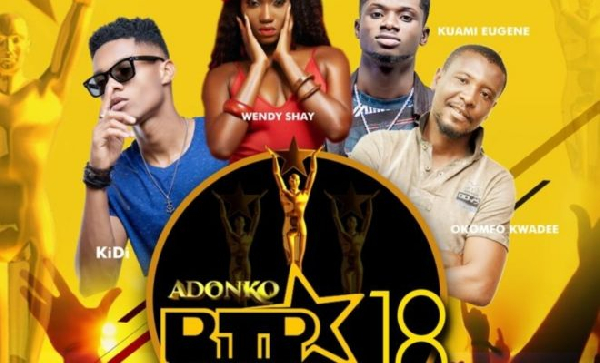 KiDi, Wendy Shay, Okomfour Kwadee, Kuami Eugene to perform at 2018 Adonko RTP Awards