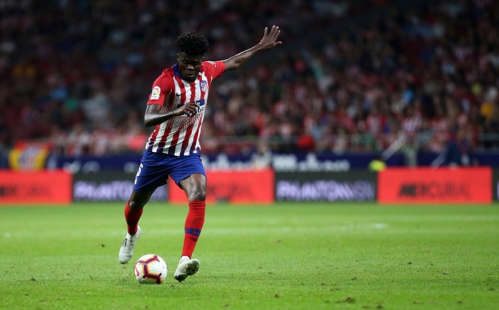 Thomas Partey bangs in a goal as  Atlético Madrid beat Huesca