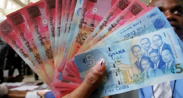 The cedi has seen its value go down significantly over the past three weeks reaching around ¢4.94