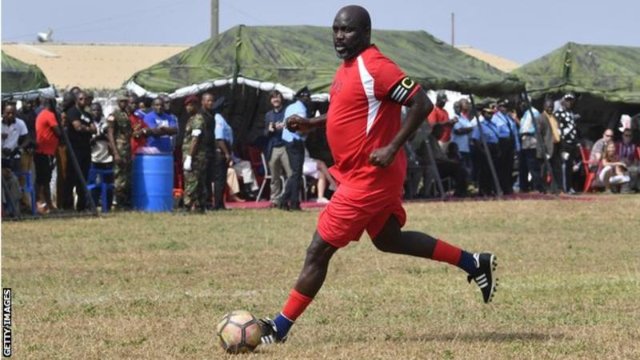 George Weah played for Monaco, Paris St-Germain and AC Milan - with brief spells at Chelsea and Manchester City