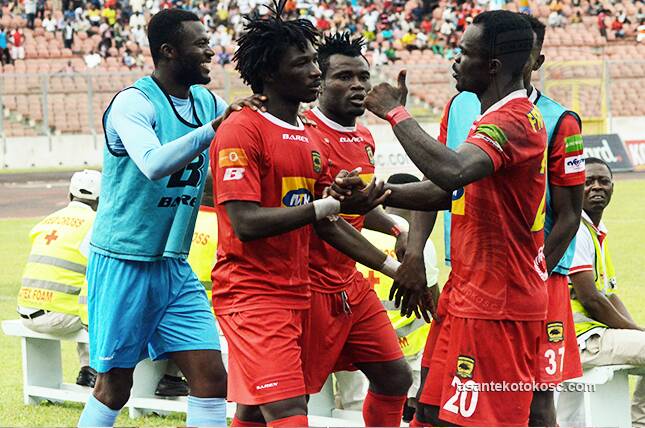 Asante Kotoko beat Ashgold in a five-goal thriller